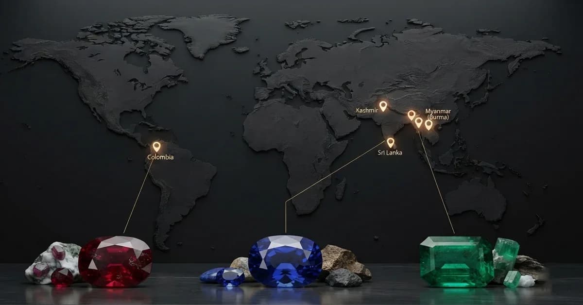 Where Do the World's Best Rubies, Sapphires, and Emeralds Actually Come From?